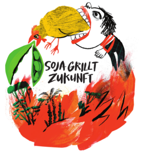 Soja grillt Zukunft Grafik